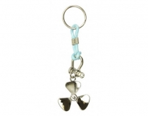 Chrome Propeller Keyring