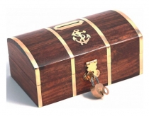 Naval-style Moneybox with Lock