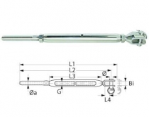 Fork Studterminal 3mm
