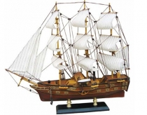 Model plachetnice - Frigate kolesový parník 49 x 43 cm