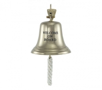 Ship's bell Welcome On Board 15 cm