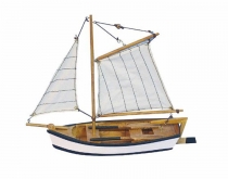 Model rybárskej plachetnice 25 x 23 cm