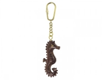 Prívesok na kľúče drevený morský koník