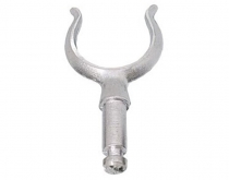 Rudder fork cast aluminum, 67mm