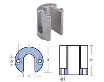 Hliníková anóda na trim pre lodný motor Mercruiser Bravo