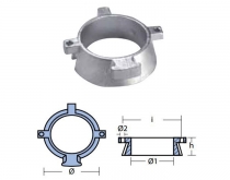Horčíková anóda pre lodné motory Mercruiser Alpha One, II