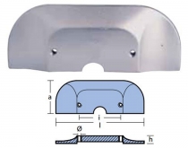 Horčíková anóda pre lodné motory Mercruiser Alpha One, Alpha II