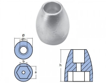 Horčíková anóda pre lodné motory Mercury, Mercruiser Bravo III