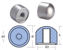 Hliníková anóda pre lodné motory Mercruiser Alpha One, Bravo One
