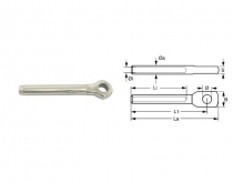 Terminál s okom PETERSEN 3 mm