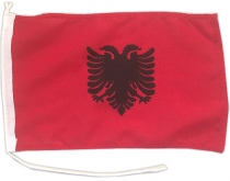 Vlajka - Albánsko 20 x 30 cm