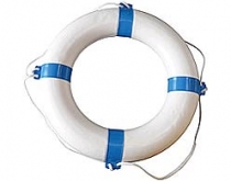 Lifebuoy 57 x 34 cm white-blue