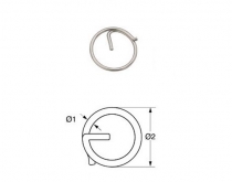 Závlačka na steh 1,5 x 19 mm, 5 ks