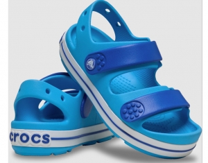 Crocs Crocband Cruiser sandále pre malé deti modré