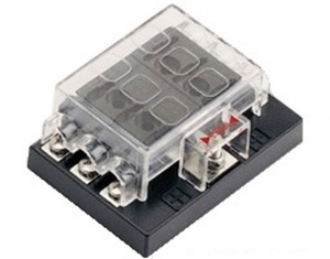 Blade fuse holder box 6 seats