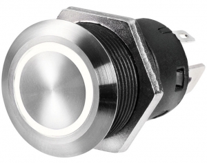 Flacher Edelstahl-Ein-/Ausschalter 12/24V