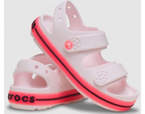 Crocs Crocband Cruiser Neon Band Sandal K deti ružové