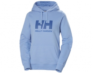 Helly Hansen W Logo Hoodie dámska mikina modrá