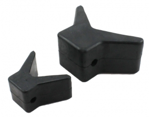 Doraz na vozik 50x50mm čierny