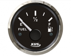 KUS Fuel Gauge, black