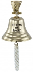 Ship's bell Welcome On Board