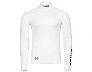 Musto Championship Rash Guard dlouhý rukáv pánské triko bílé
