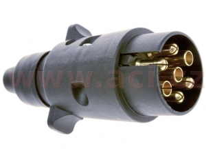 Zástrčka 7 pin 12V plast