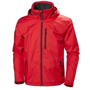 Helly Hansen Crew Hooded Jacket pánska bunda červená