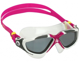 Plavecké okuliare - VISTA ružovo-biele, tmavé sklá