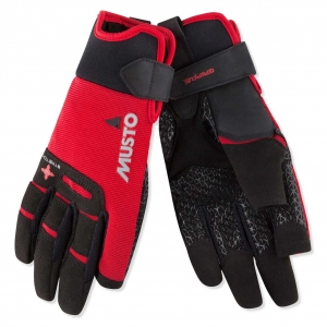 Musto Performance rukavice s dlhými prstami červené
