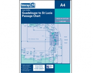 A4 Guadeloupe to St Lucia Passage Chart