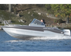 Linder Arkip 570 BR + Garmin Echomap 92sv