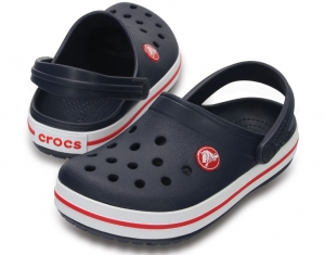 Crocs Crocband Clog detské šľapky navy/červené
