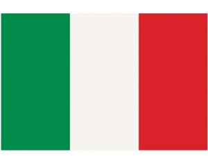 Vlajka - Taliansko 30x45cm