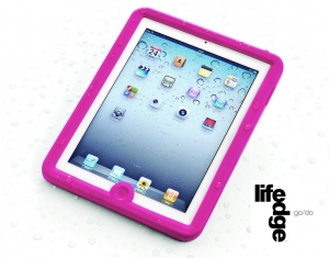 Lifedge vodotesné púzdro pre iPad 2/3 - ružové