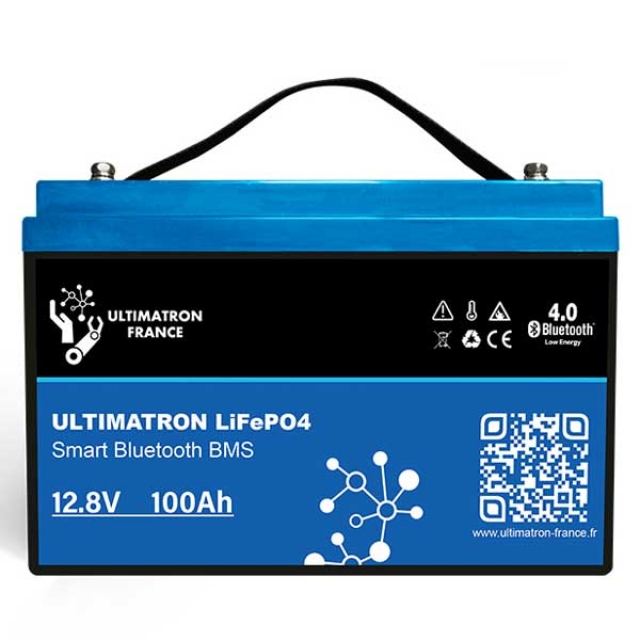 Batterie Lithium Ultimatron Lifepo4 Smart bms 12.8v 100ah