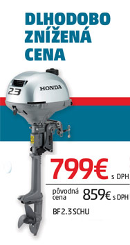 Dlhodobo znížená cena Honda BF2,3